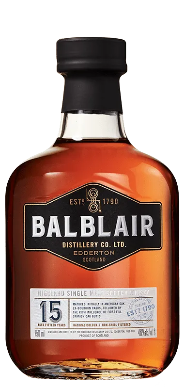  Liquor Loot- Balblair 15 Year Old Single Malt Scotch Whisky (700mL) -  