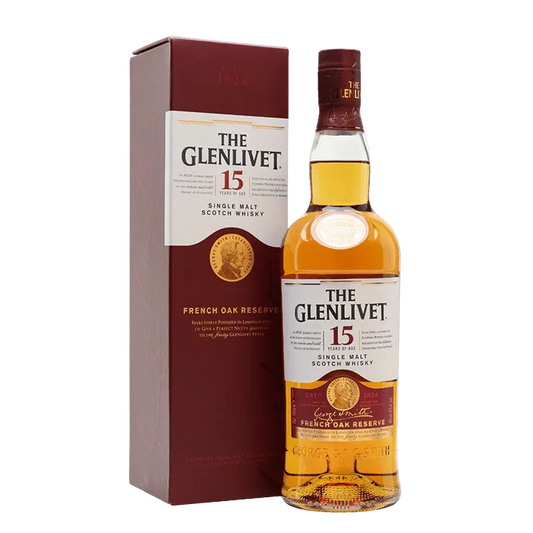  Liquor Loot- The Glenlivet 15 Year Old French Oak Reserve Single Malt Scotch Whisky(700mL) -  