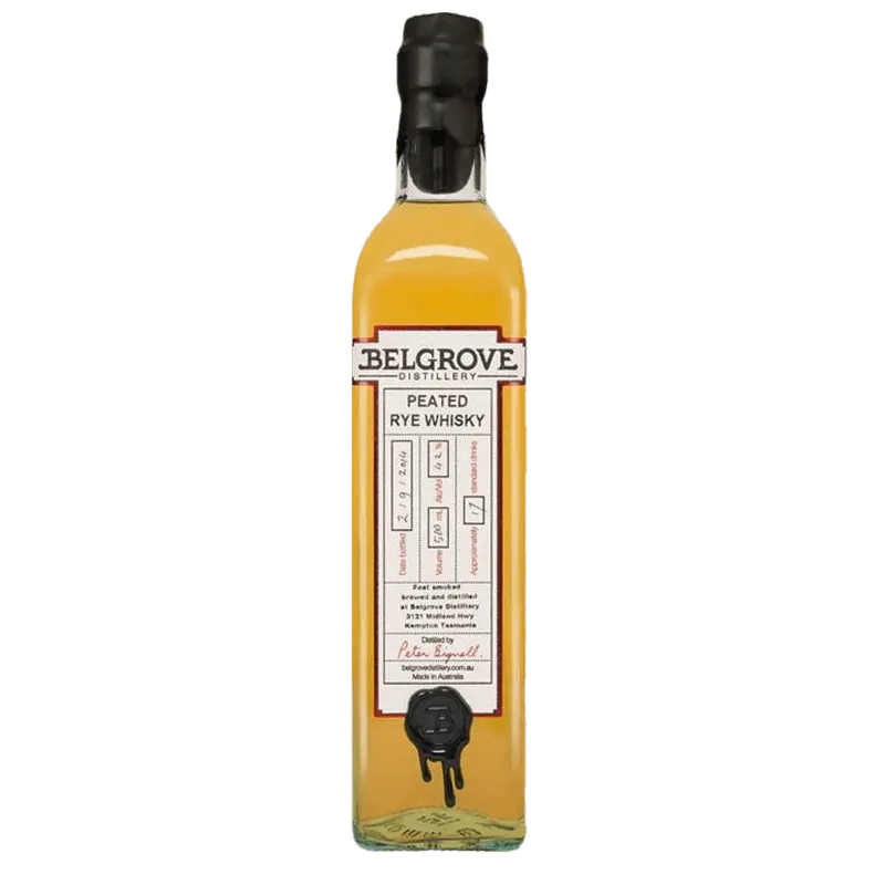  Liquor Loot- Belgrove Distillery Peated Rye Whisky (500mL) -  
