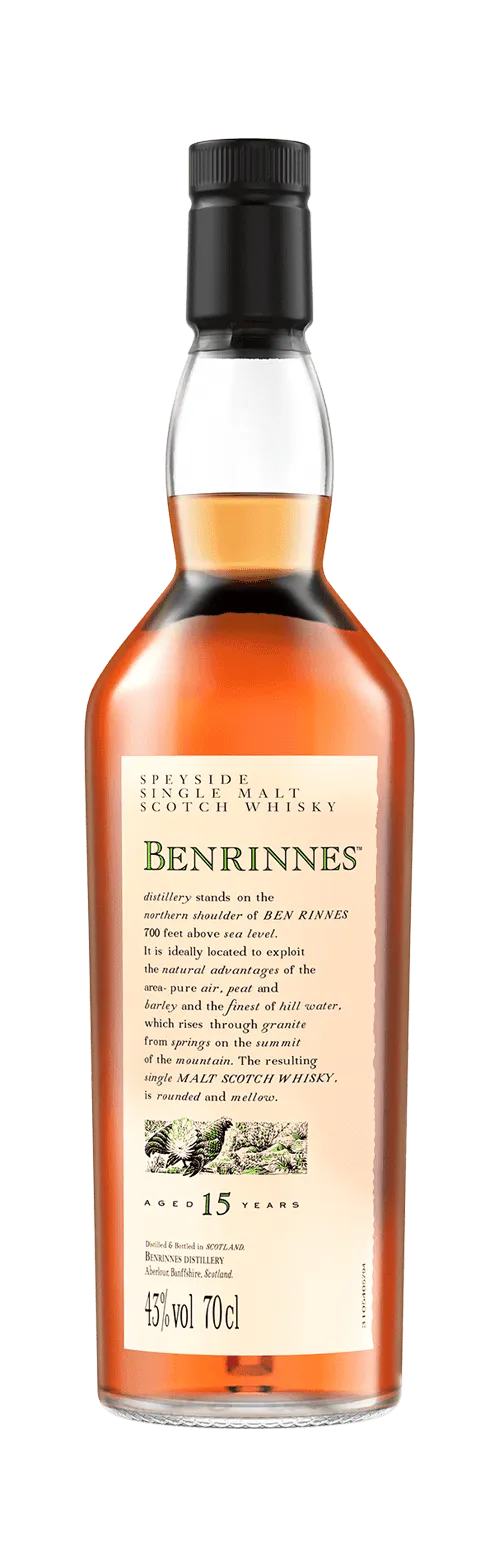  Liquor Loot- Benrinnes Flora & Fauna 15 Year Old Single Malt Scotch Whisky (700mL) -  