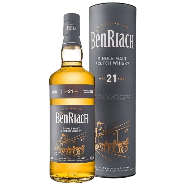  Liquor Loot- BenRiach Classic 21 Year Old Single Malt Scotch Whisky (700mL) -  