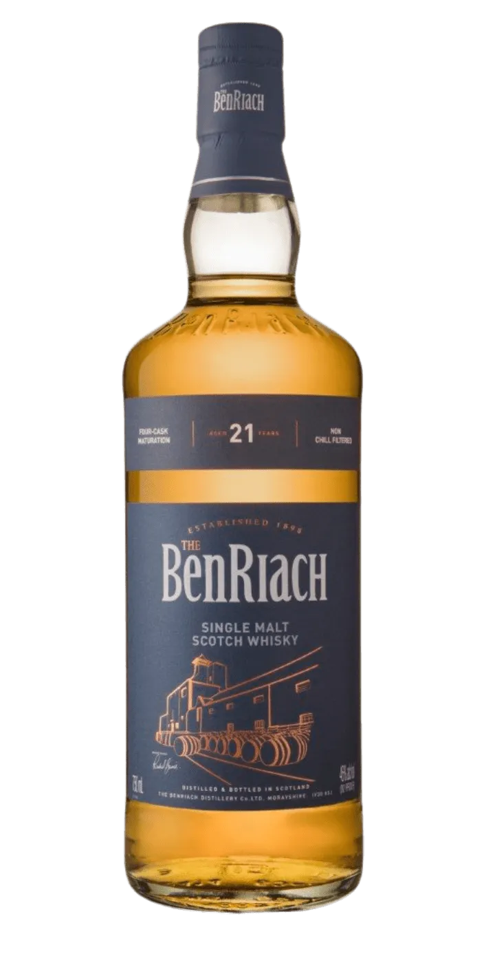  Liquor Loot- BenRiach Classic 21 Year Old Single Malt Scotch Whisky (700mL) -  