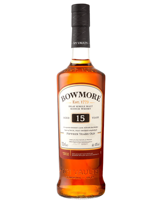  Liquor Loot- Bowmore Sherry Cask Finish 15 Year Old Single Malt Scotch Whisky (700mL) -  
