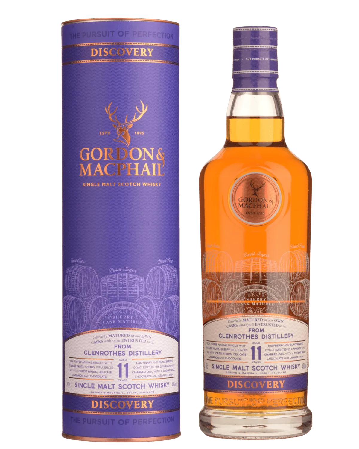  Liquor Loot- Gordon & MacPhail Discovery Glenrothes 11 Year Old Sherry Cask Single Malt Scotch Whisky (700mL) -  