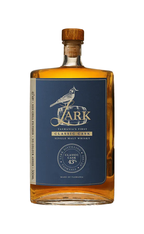  Liquor Loot- Lark Distillery Classic Cask Single Malt Australian Whisky (500mL) -  