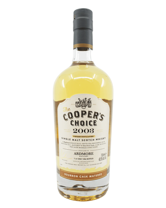  Liquor Loot- Cooper’s Choice Ardmore 2003 17 Year Old Single Malt Scotch Whisky (700mL) -  