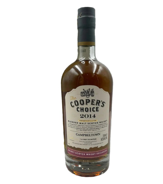 Cooper's Choice Campbeltown 10 Year Old Blended Malt Scotch Whisky (700ml)