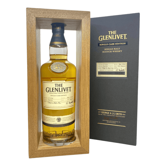 Liquor Loot- The Glenlivet “Perth” Single Cask Edition 18 Year Old Single Malt Scotch Whisky (700mL) -  