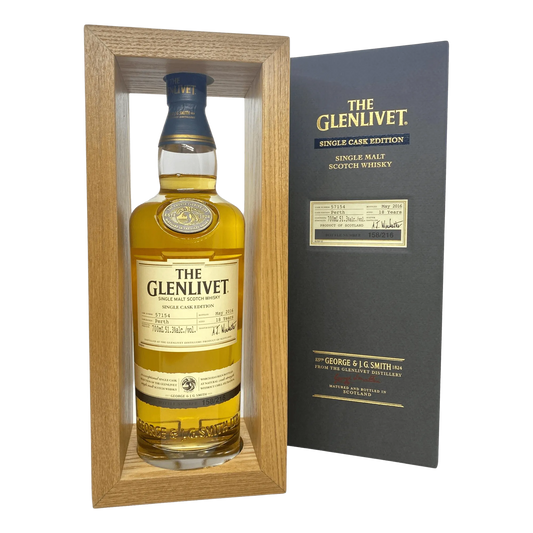  Liquor Loot- The Glenlivet “Perth” Single Cask Edition 18 Year Old Single Malt Scotch Whisky (700mL) -  