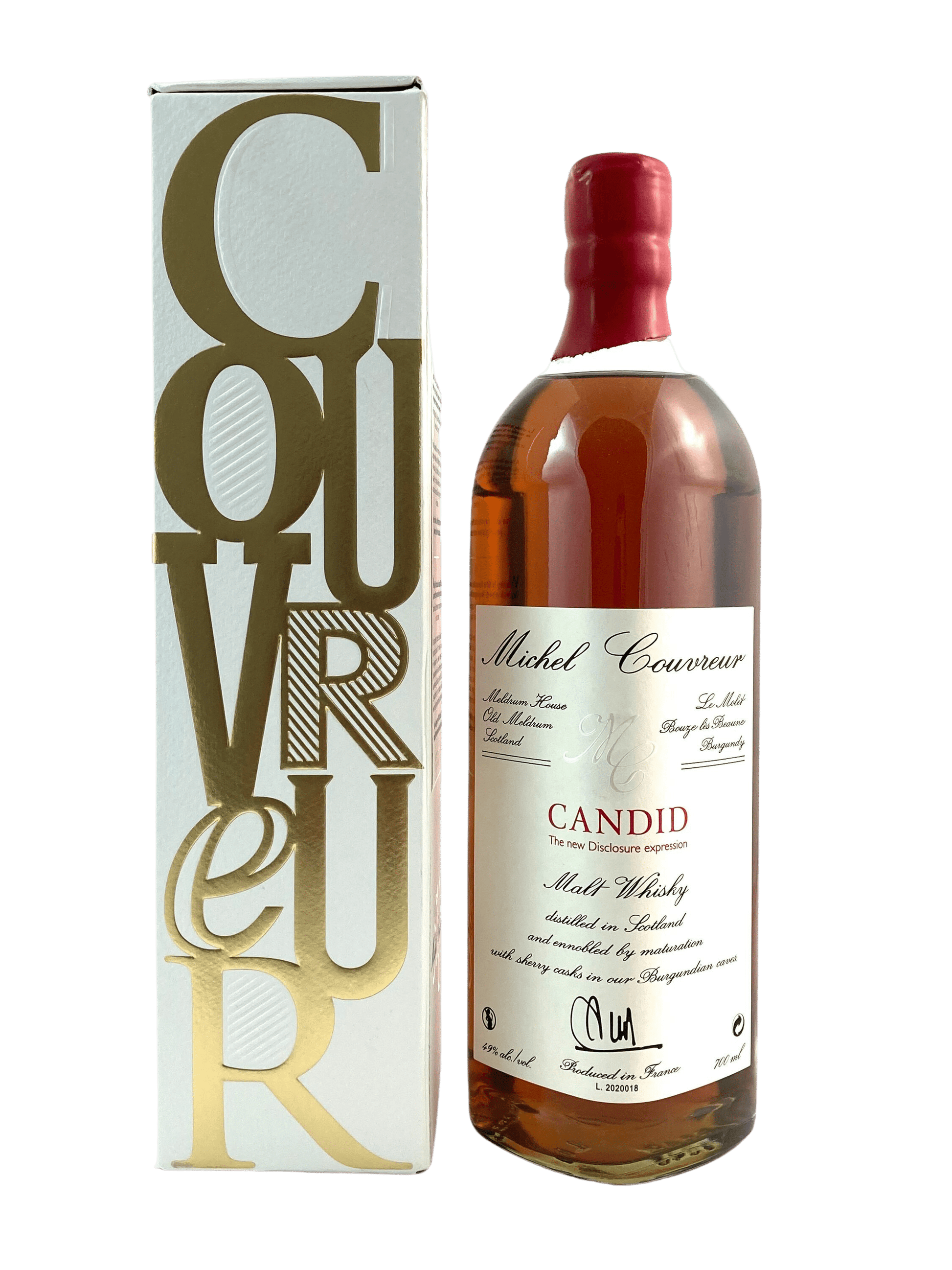 Michel Couvreur Candid Malt Whisky (700mL) - Liquor Loot- 