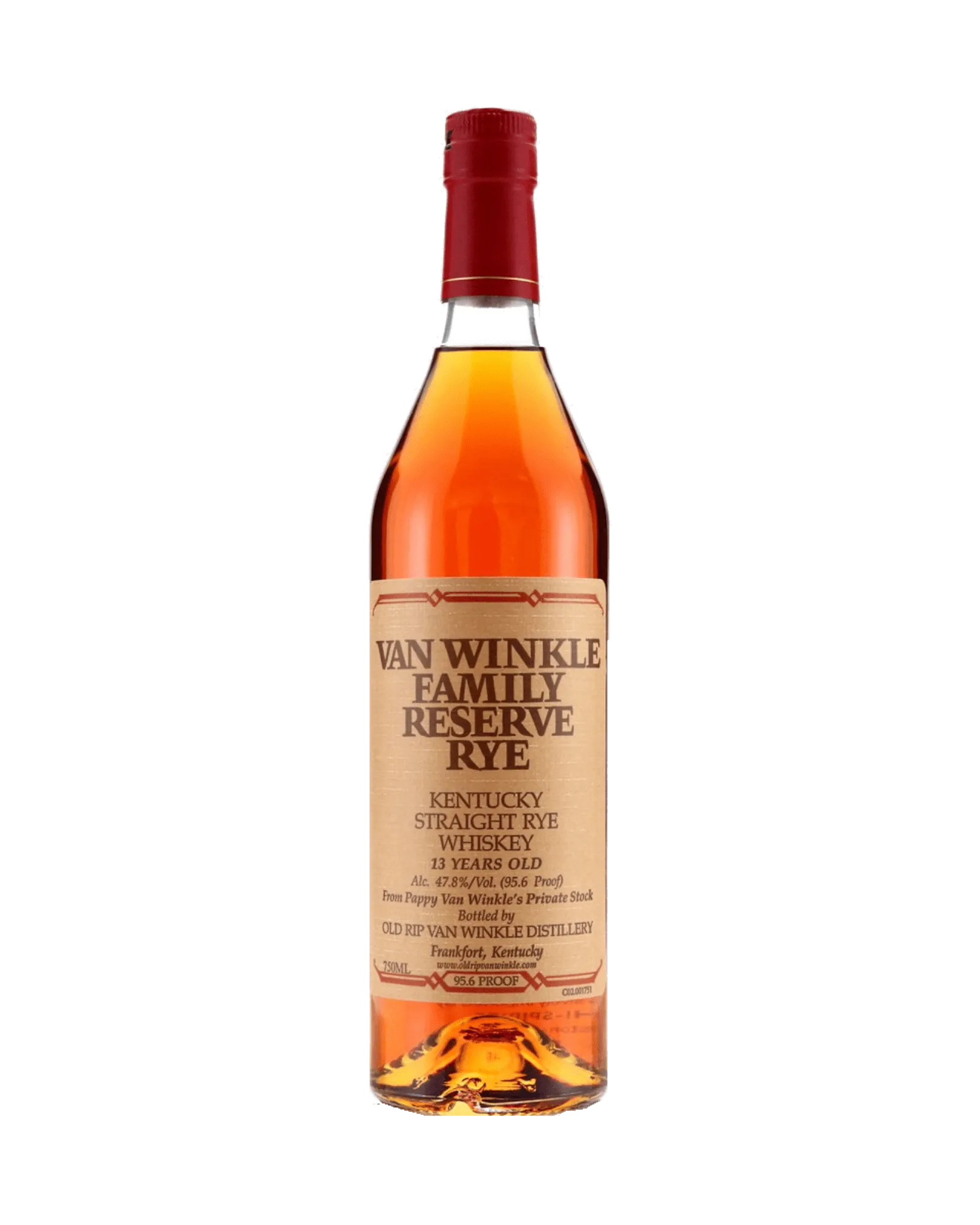  Liquor Loot- Van Winkle Family Reserve 13 Year Old Kentucky Straight Rye Whiskey (750mL) -  
