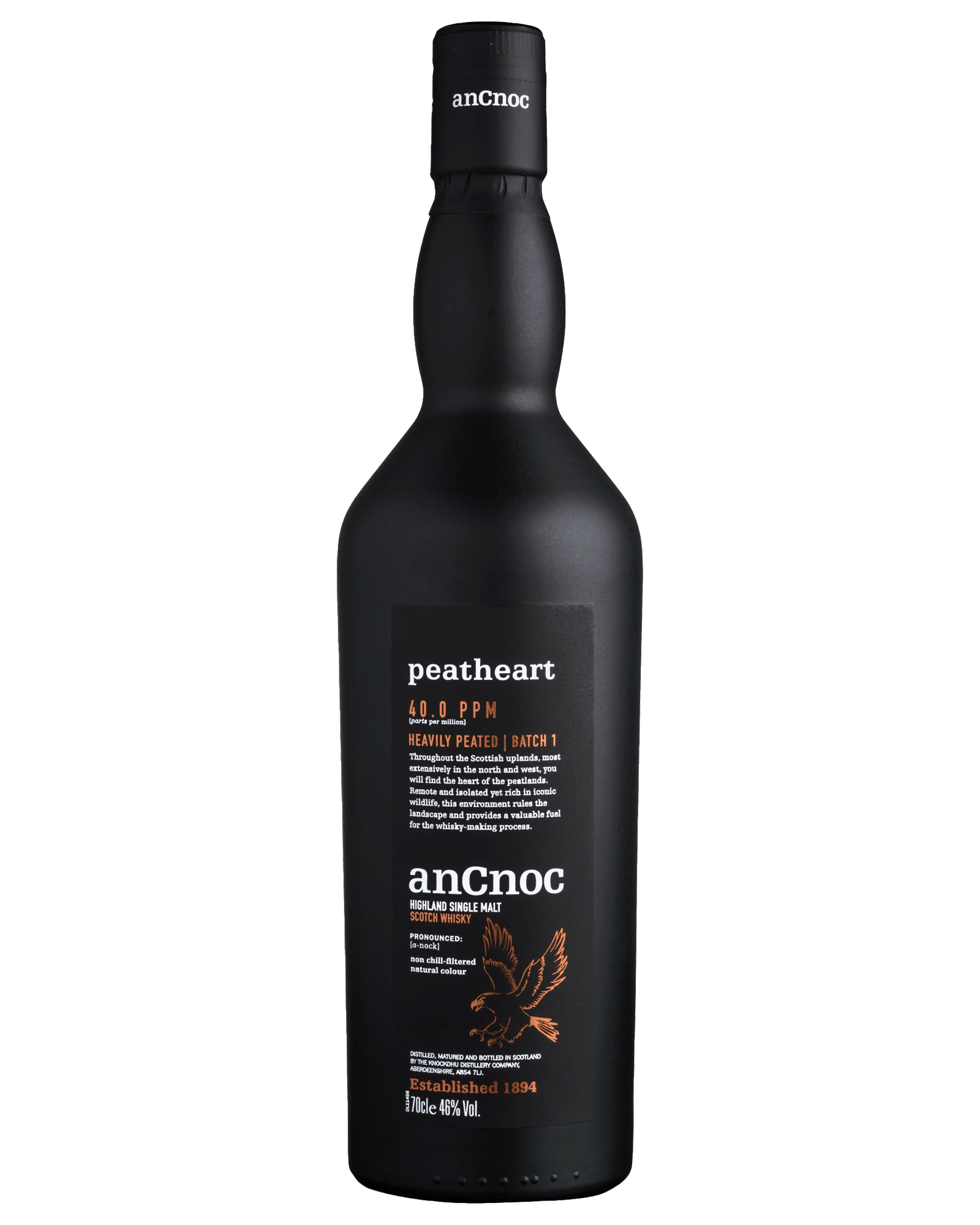 AnCnoc Peatheart Single Malt (700mL) - Liquor Loot- 