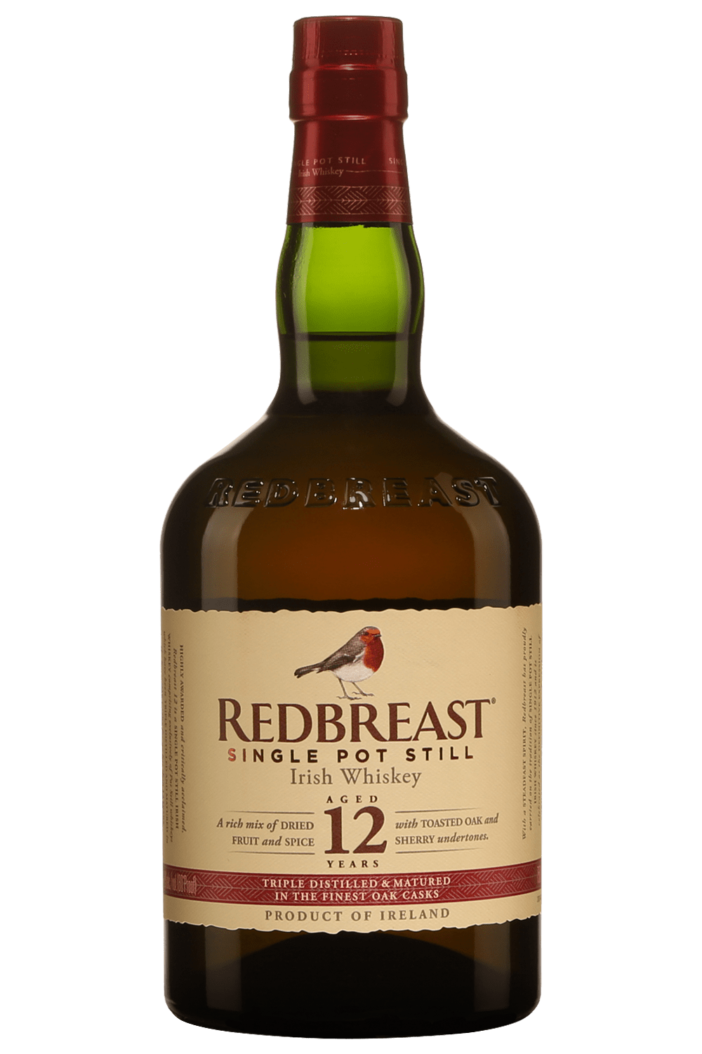 Redbreast 12 Year Old Single Pot Still Irish Whiskey (700mL) - Liquor Loot- 