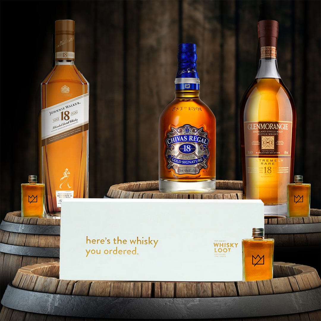 18 Year Old Scottish Whisky Tasting Pack - Liquor Loot- 