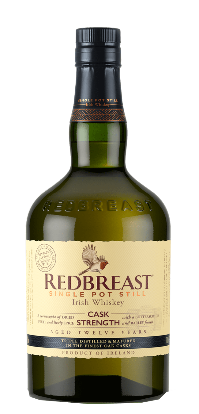 Redbreast 12 Year Old Cask Strength Single Pot Still Irish Whiskey (700mL) - Liquor Loot- 