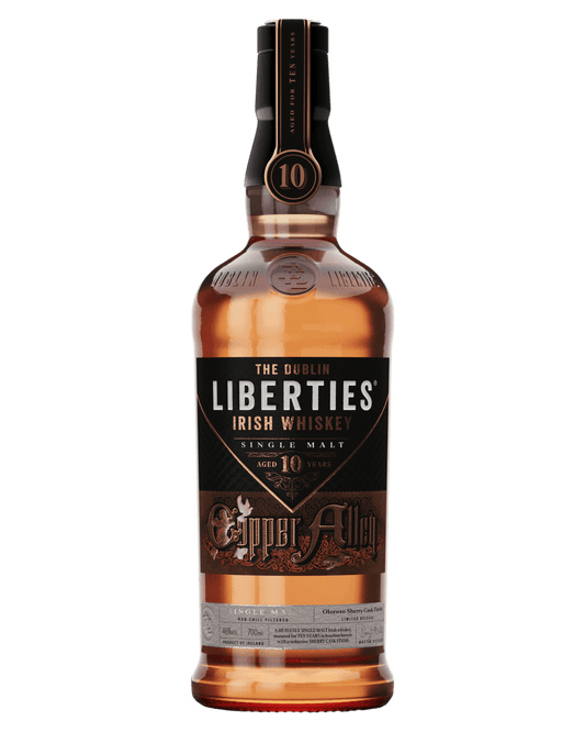 The Dublin Liberties 10 Year Old Copper Alley Single Malt Irish Whiskey (700mL) - Liquor Loot- 