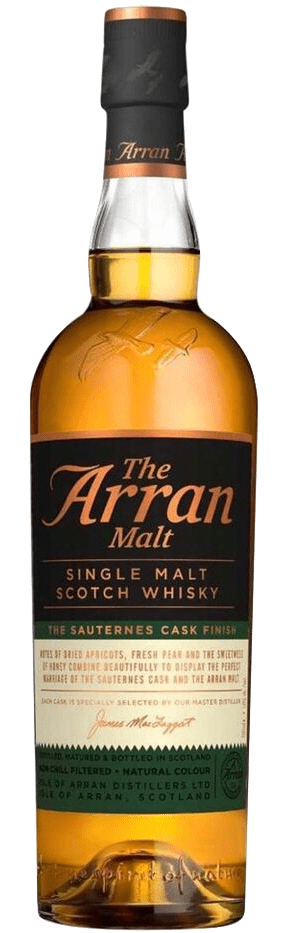 Arran Sauternes Cask Finish Single Malt Scotch Whisky (700mL) - Liquor Loot- 