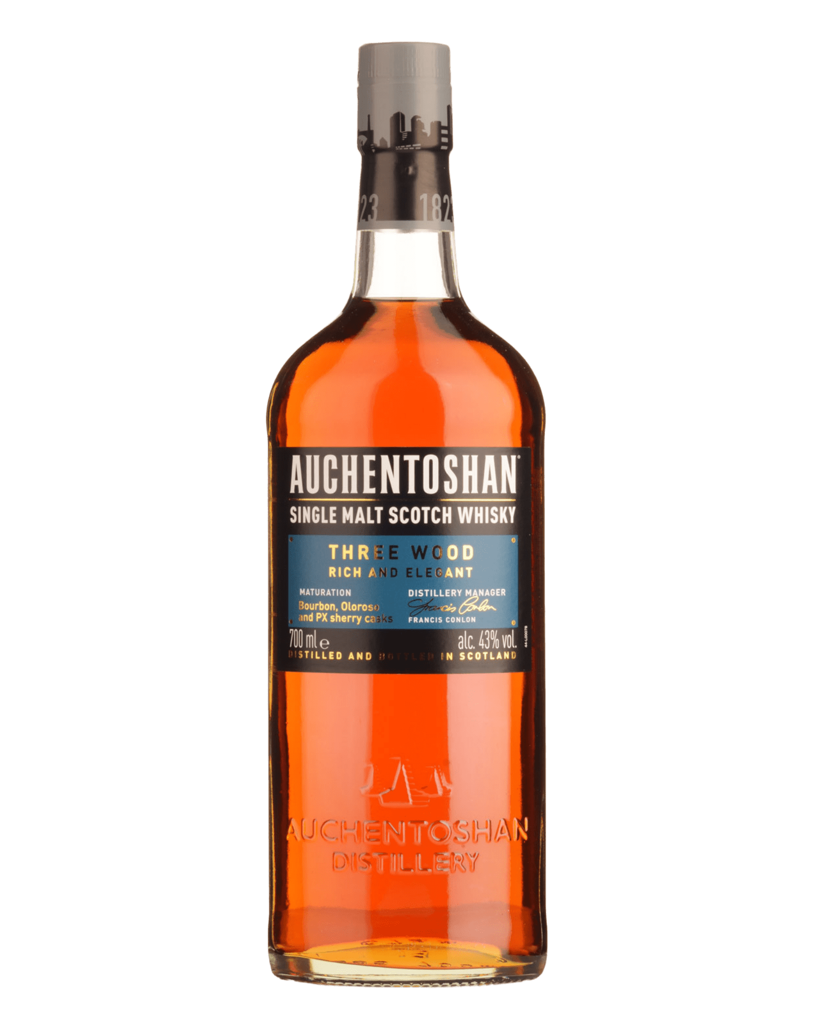 Auchentoshan Three Wood Single Malt Scotch Whisky (700mL) - Liquor Loot- 