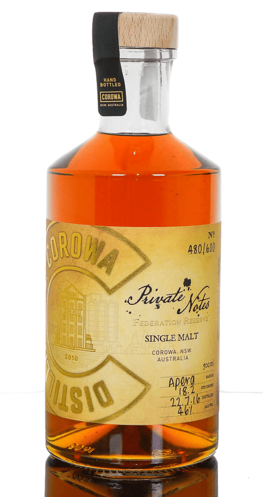 Corowa Distilling Private Notes Australian Single Malt Whisky (500mL) - Liquor Loot- 