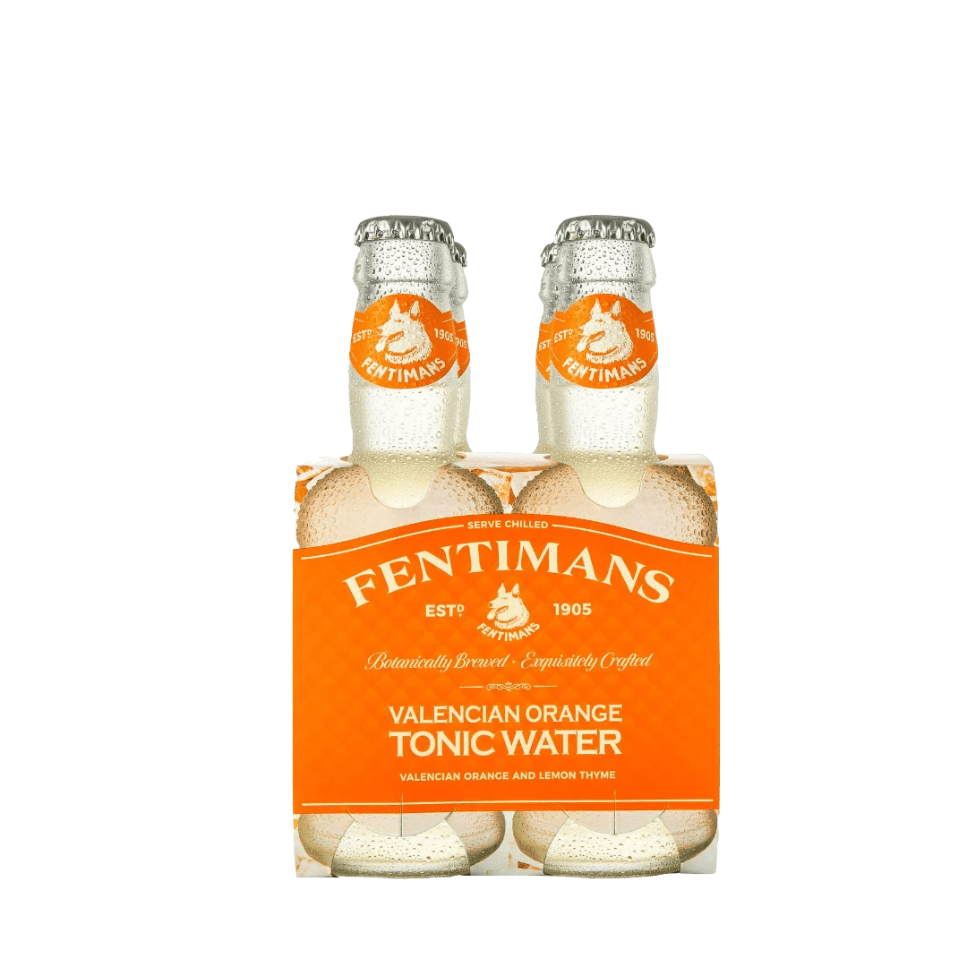 Fentimans Valencian Orange Tonic Water (200ml x 4) Liquor Loot
