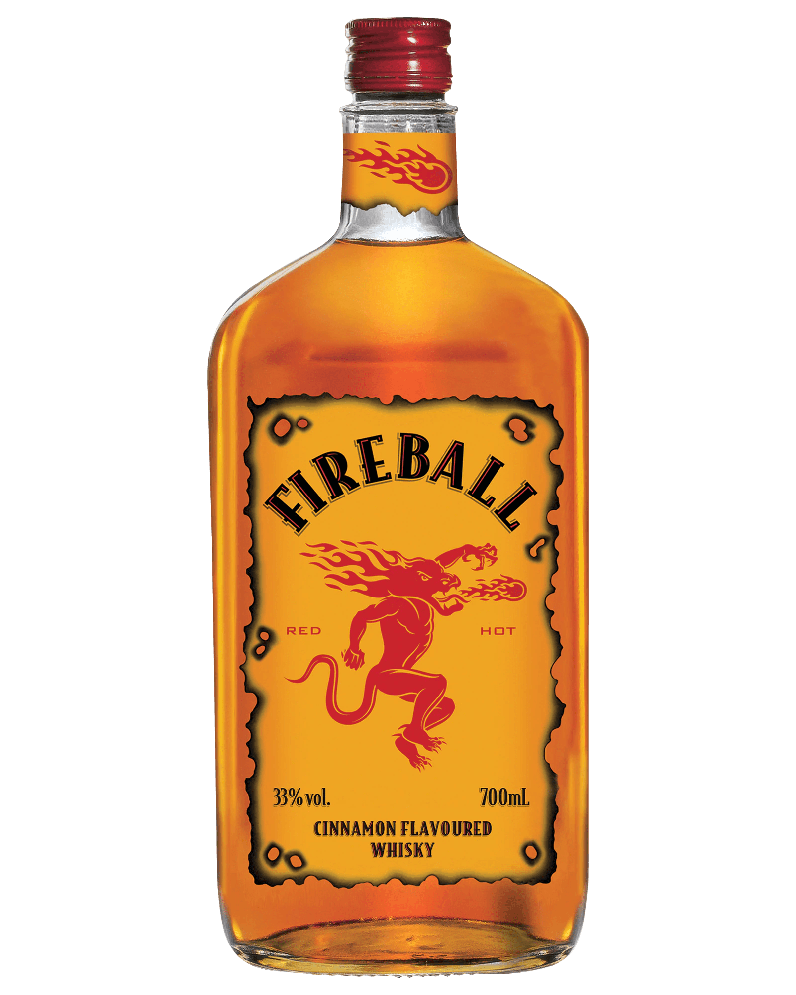 Fireball Cinnamon Flavoured Whisky (700mL) - Liquor Loot- 