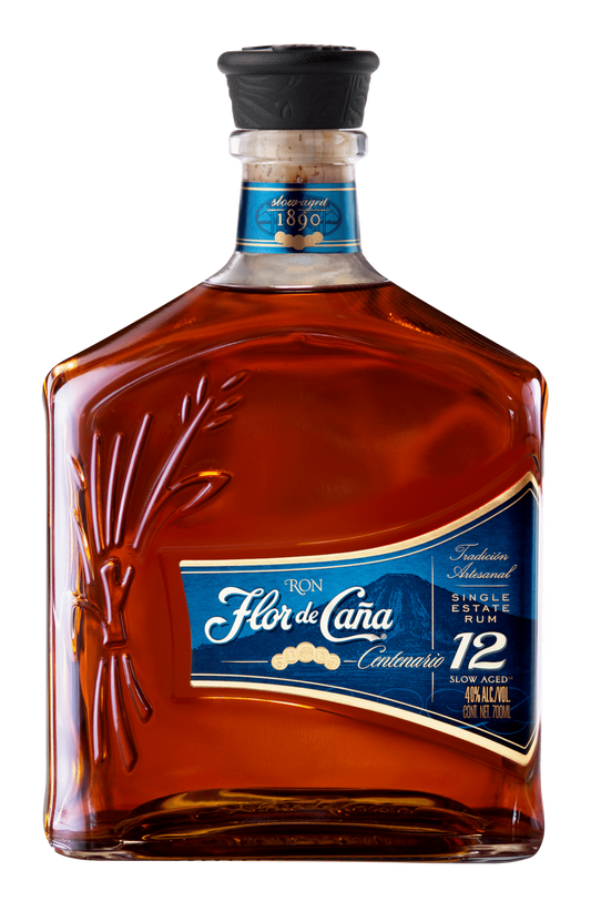 Flor de Caña 12 Year Old Rum (700mL) - Liquor Loot- 