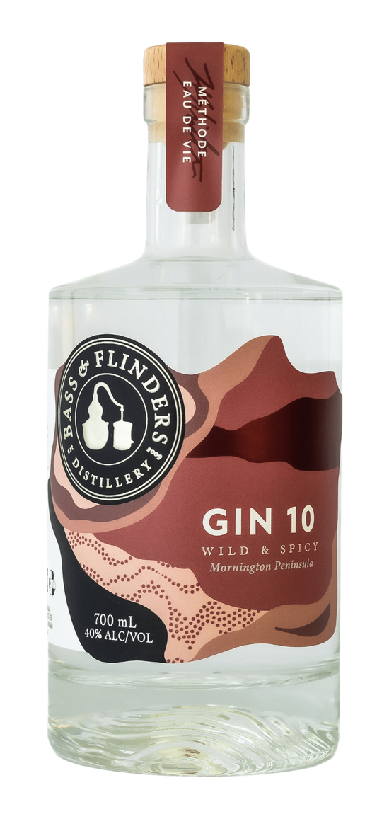 Bass & Flinders Gin 10 Wild & Spicy (700mL) - Liquor Loot- 