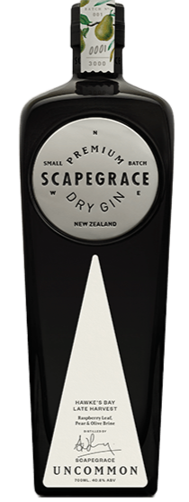 Scapegrace Uncommon Dry Gin Hawkes Bay Late Harvest (700mL) - Liquor Loot- 