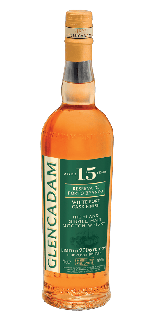 Glencadam 15 Year Old White Port Cask Finish Highland Whisky (700mL) - Liquor Loot- 