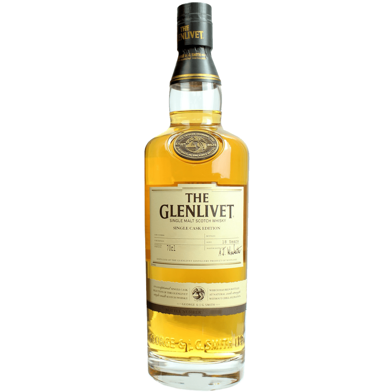 The Glenlivet “Perth” Single Cask Edition 18 Year Old Single Malt Scotch Whisky (700mL) - Liquor Loot- 