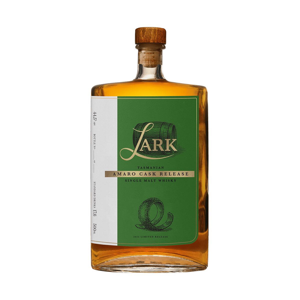Lark Distillery Limited Edition Amaro Cask Single Malt Australian Whisky (500mL) - Liquor Loot- 