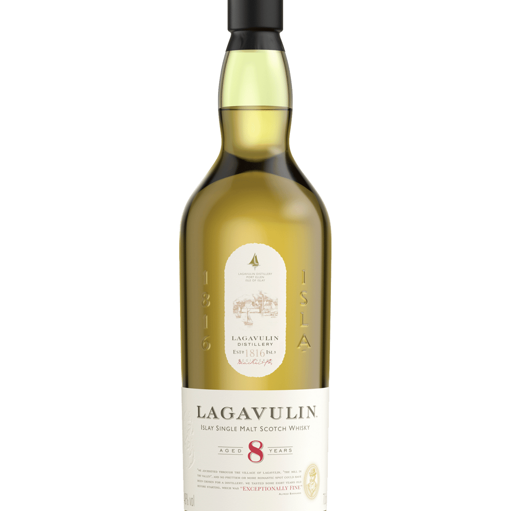 Lagavulin 8 Year Old Islay Single Malt Scotch Whisky (700mL) Liquor Loot