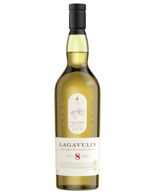 Lagavulin 8 Year Old Islay Single Malt Scotch Whisky (700mL) - Liquor Loot- 