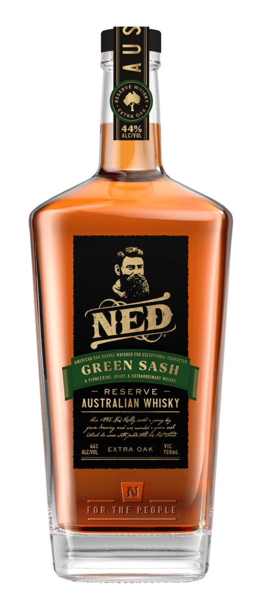 NED Green Sash Reserve Australian Whisky (700mL) - Liquor Loot- 