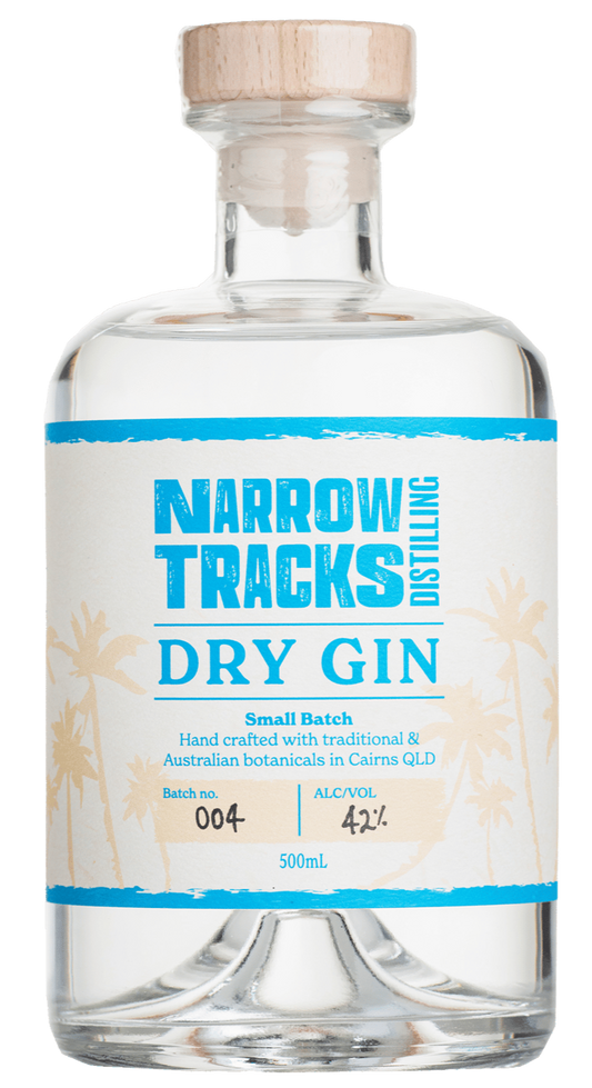 Narrow Tracks Dry Gin (500mL) - Liquor Loot- 