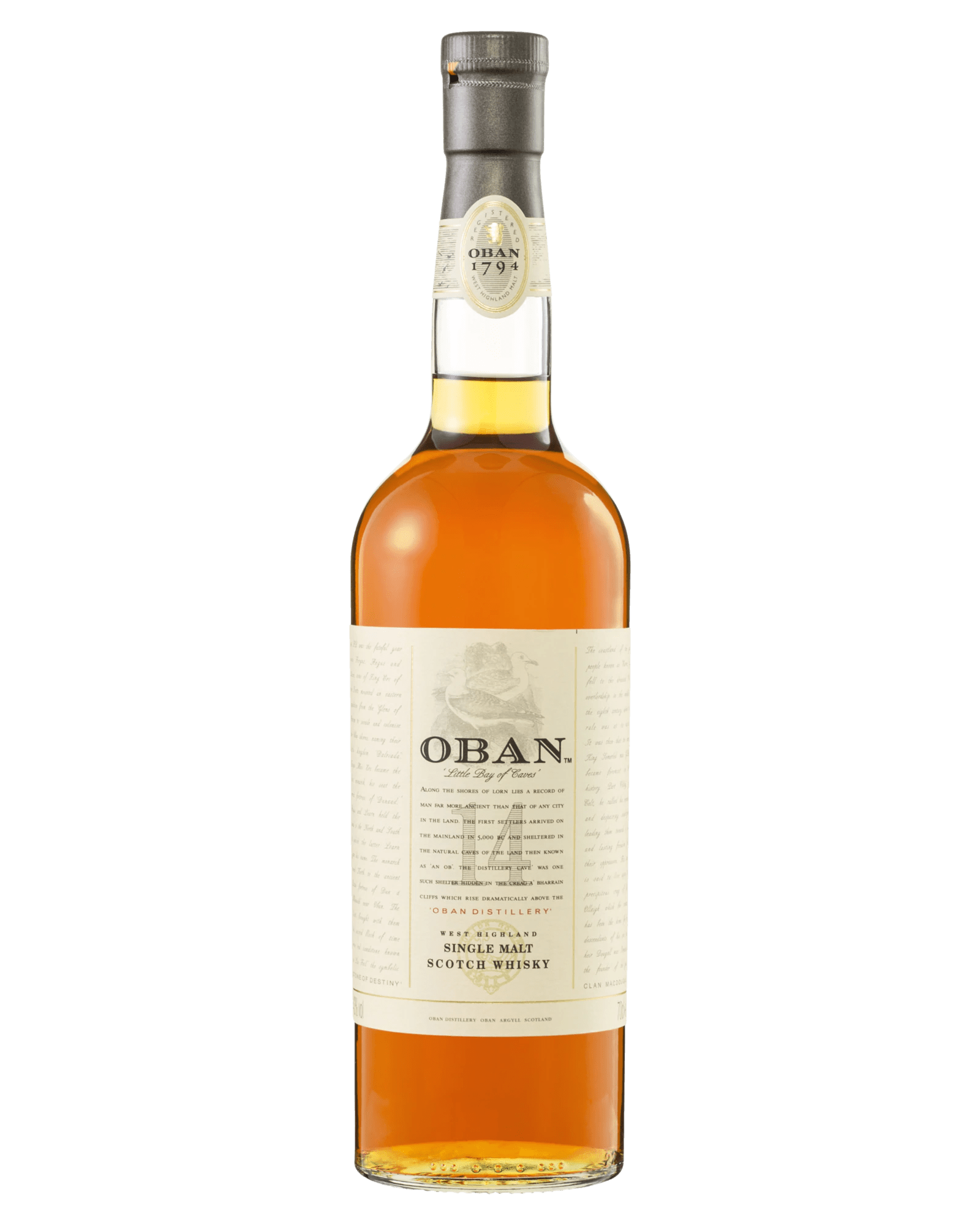 Oban 14 Year Old Single Malt Scotch Whisky (700mL) - Liquor Loot- 