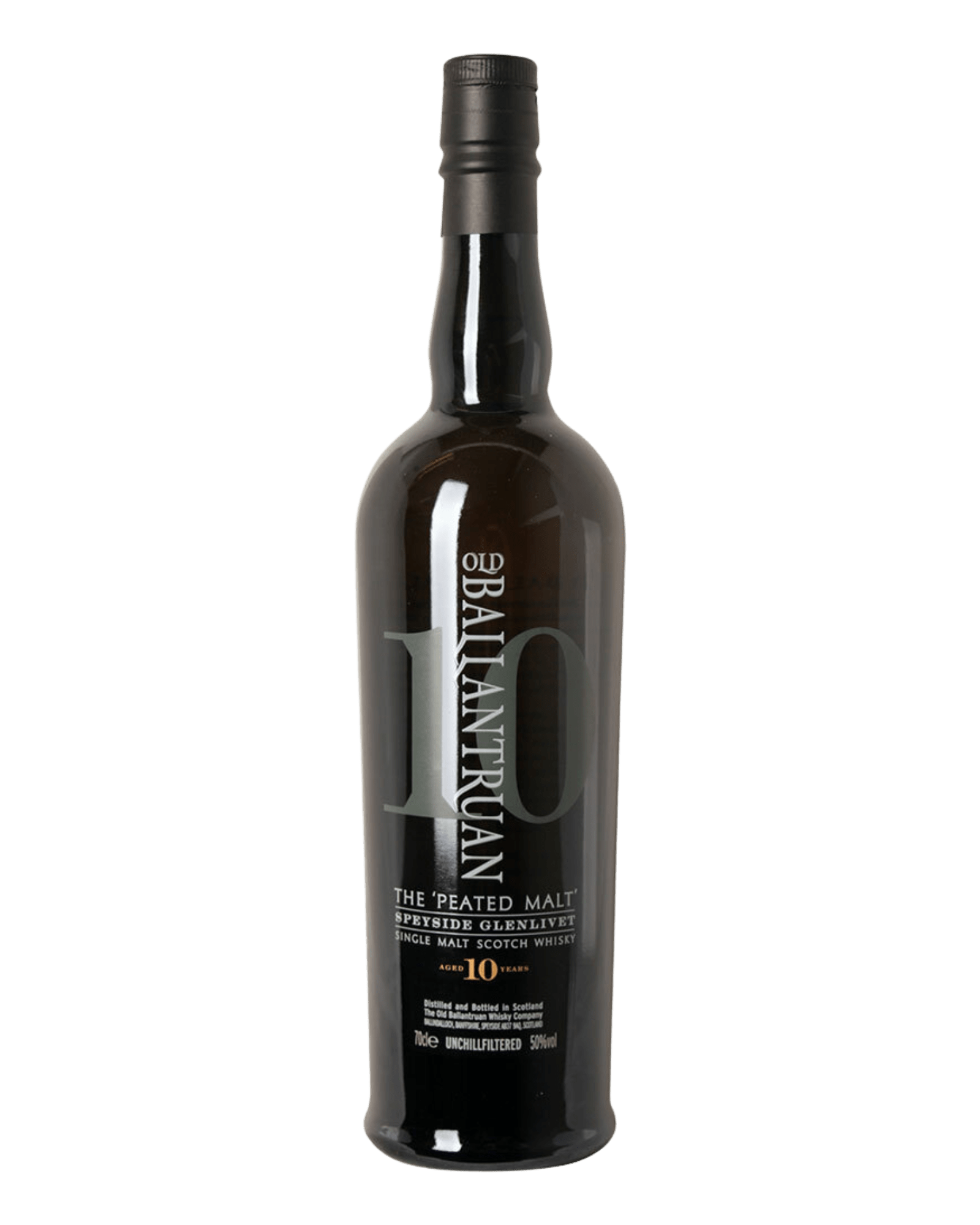 Old Ballantruan 'The Peated Malt' 10 Year Old Single Malt Scotch Whisky (700mL) - Liquor Loot- 