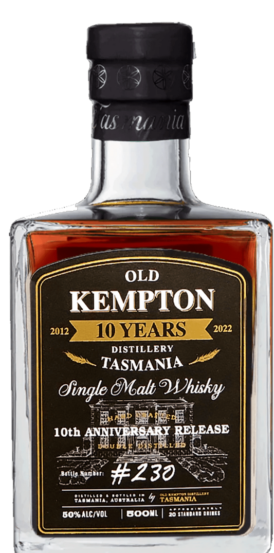 Old Kempton 10th Anniversary Single Malt Whisky (500mL) - Liquor Loot- 