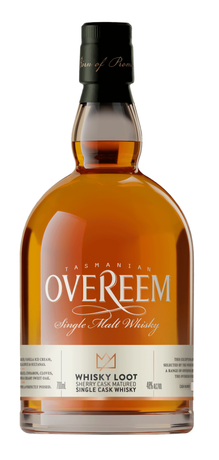 Overeem Distillery Whisky Loot Private Sherry Cask Single Malt Australian Whisky (700mL) - Liquor Loot- 