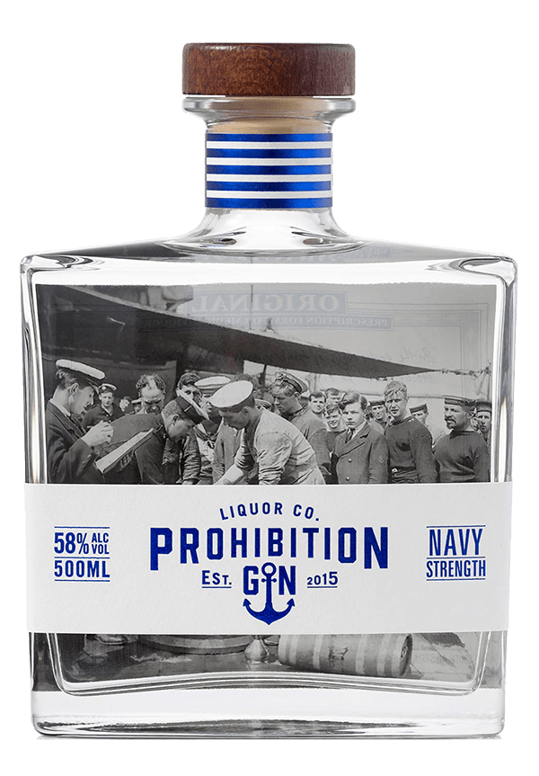 Prohibition Liquor Co. Navy Strength Gin (500mL) - Liquor Loot- 