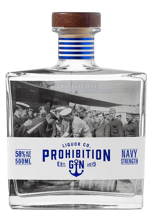 Prohibition Liquor Co. Navy Strength Gin (500mL) - Liquor Loot- 