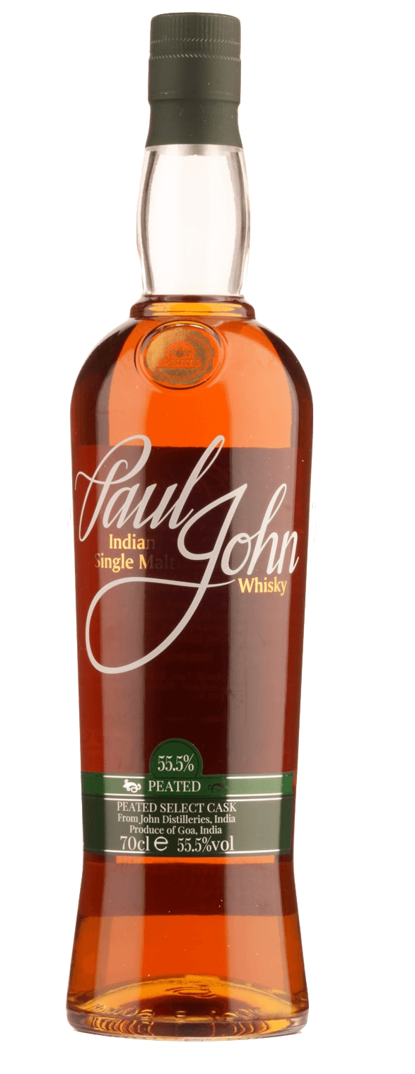 Paul John Select Cask Peated Cask Strength Single Malt Indian Whisky (700mL) - Liquor Loot- 