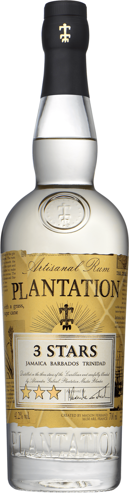 Plantation 3 Stars White Rum (700mL) - Liquor Loot- 
