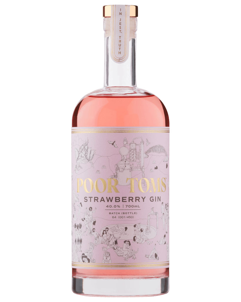  Liquor Loot- Poor Toms Distillery Strawberry Gin (700mL) -  