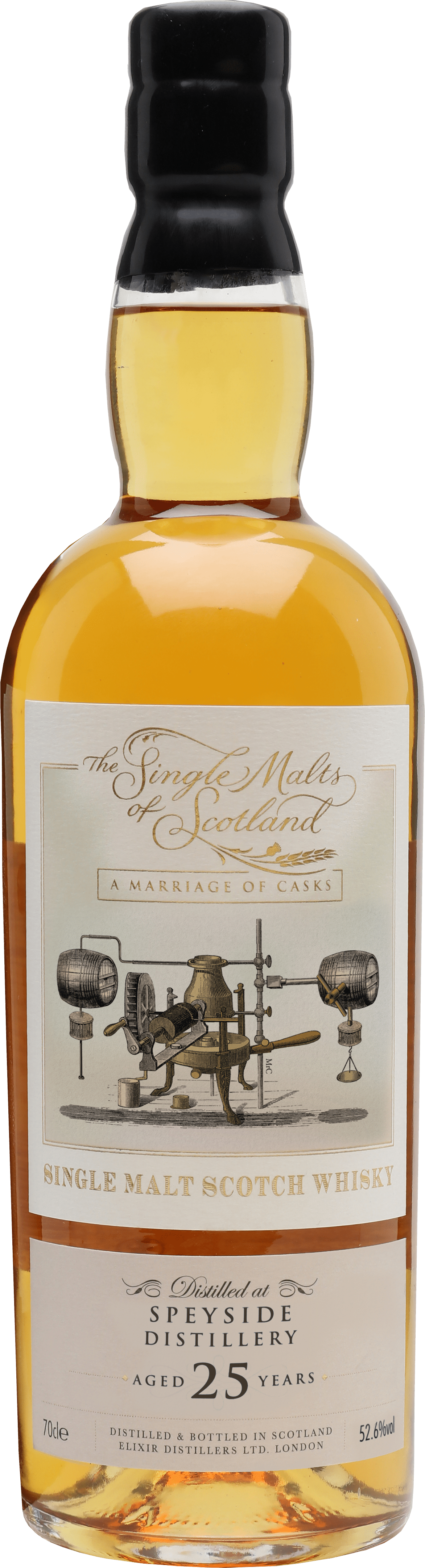 Single Malts Of Scotland Marriage Cask Speyside 25 Year Old Single Malt Whisky (700mL) - Liquor Loot- 
