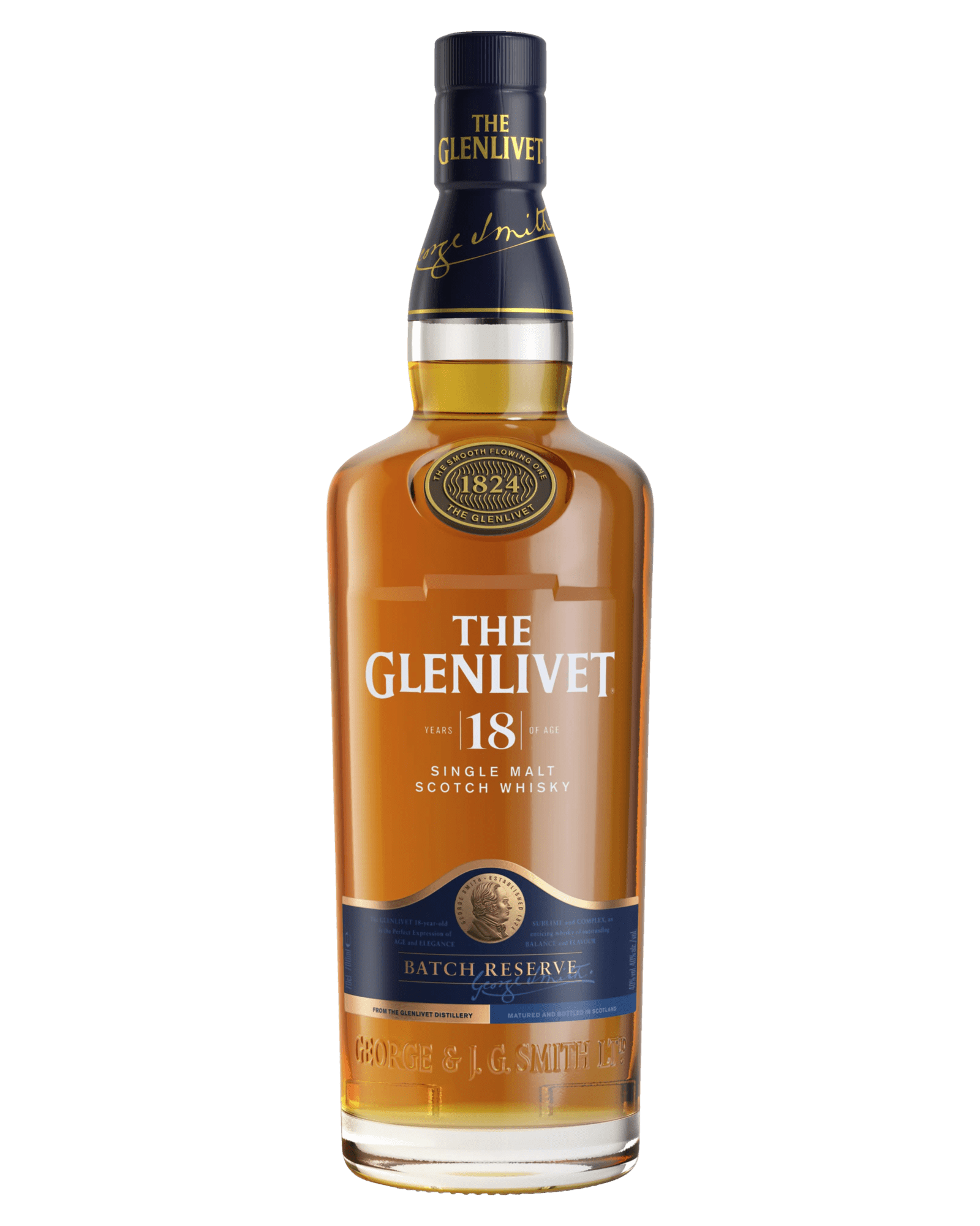 The Glenlivet 18 Year Old Single Malt Scotch Whisky (700mL) - Liquor Loot- 