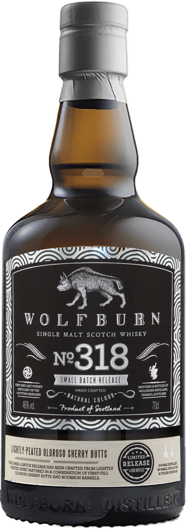 Wolfburn Batch No.318 Single Malt Scotch Whisky (700mL) - Liquor Loot- 