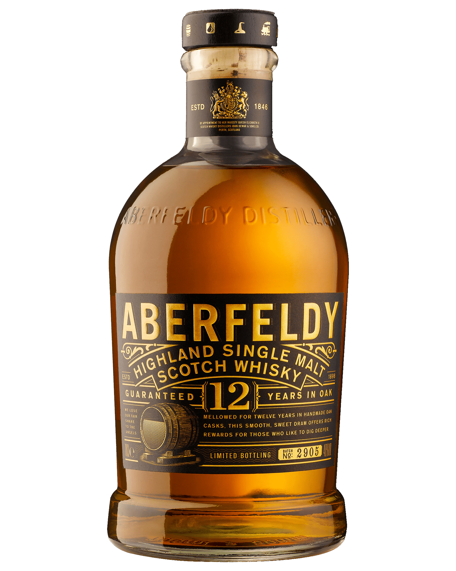 Aberfeldy 12 Year Old Single Malt Scotch Whisky (700mL) - Liquor Loot- 