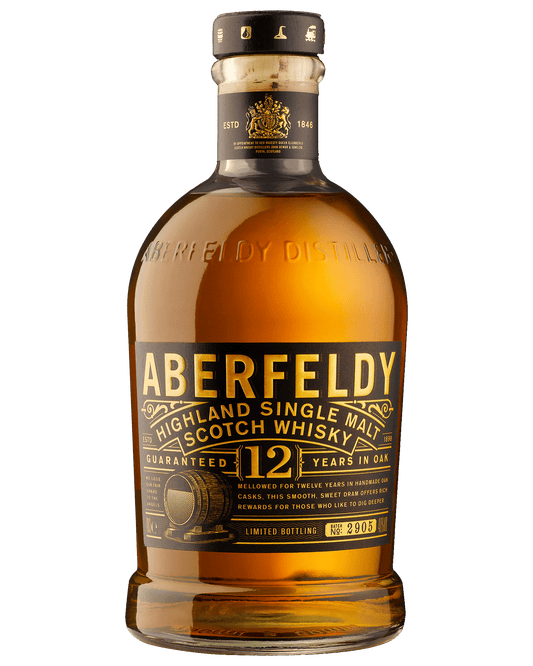 Aberfeldy 12 Year Old Single Malt Scotch Whisky (700mL) - Liquor Loot- 