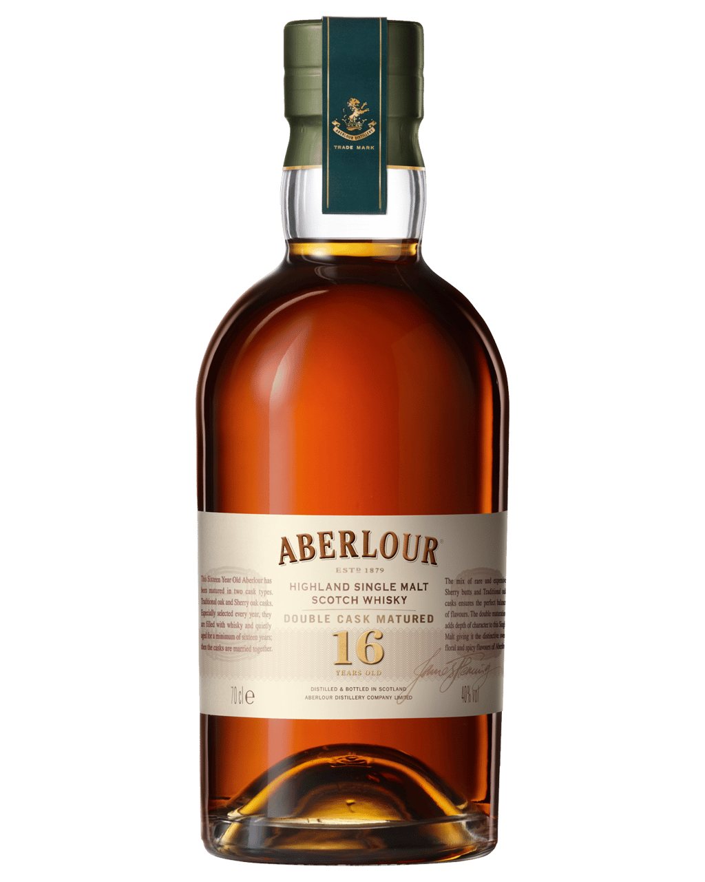 Aberlour 16 Year Old Double Cask Matured Single Malt Scotch Whisky (700mL) - Liquor Loot- 